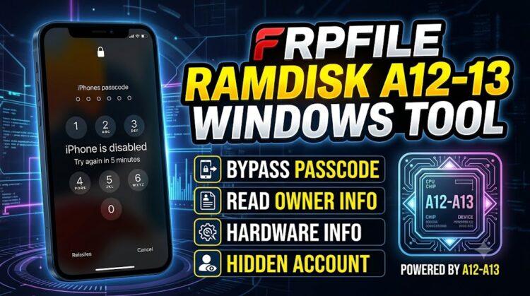FRPFILE Ramdisk A12-A13 Bypass Hello Screen (NO SIGNAL) 